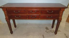 Modern Wood Console Wall Table