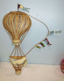Metal Hot Air Balloon Wall Art