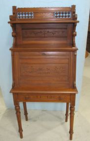 Eastlake Style Drop Front Secretary