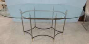 Design Institute American Glass Top Kitchen Table