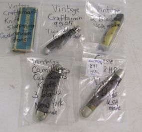 Five Collectible Knives