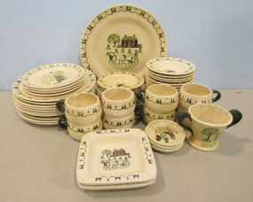 Set of Poppy Trail China by Metlox