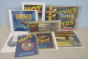 Fruit & Vegetable Crate Labels