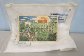 Masonic Apron and Texas Size Boast Cards 1959