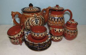 Handpainted Pakistan Tea Set
