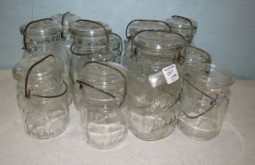 Twelve Mason Jars