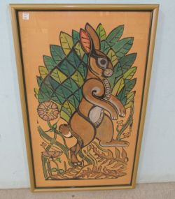 "Buck Rabbit" Silkscreen Designs by Walter Anderson