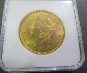 1907 Liberty Head $20 Gold Coin