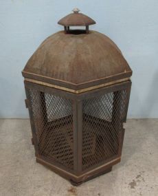 Large Metal Octagon Fire Pit