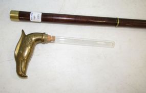 Brass Eagle Head Potion Cane