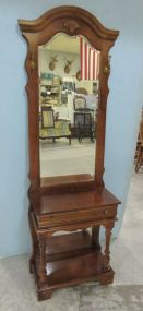 Modern Beveled Mirror Hall Tree