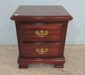 Lea Furniture Co. Modern Two Drawer End Table