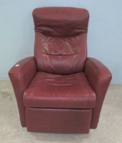 Hjellegjerds Faux Leather Swivel Recliner