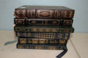 Six Leather Bound Books