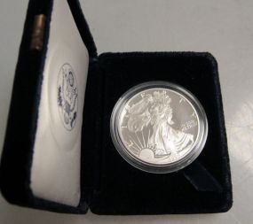 1995 Silver American Eagle One Dollar Coin