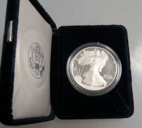 1995 Silver American Eagle One Dollar Coin