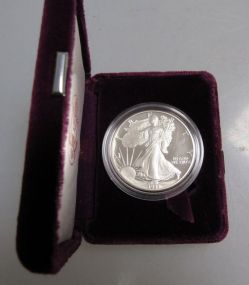 1991 Silver American Eagle One Dollar Coin