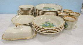 Mikasa "Bells of Blue" Stoneware Set