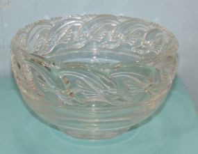 Tiffany & Co. Crystal Dolphin Bowl