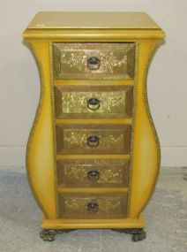 Modern Bombay Five Drawer Chest