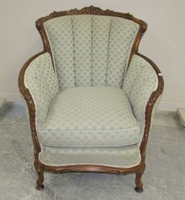 French Style Upholstered Arm Chair
