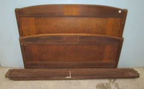 Depression Era Walnut Full Size Bed