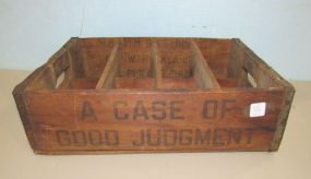 Antique Booth Bottling Crate