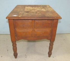 Maple One Drawer Side Table