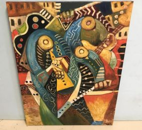 Cliff Speaks "Three Musicians" Painting