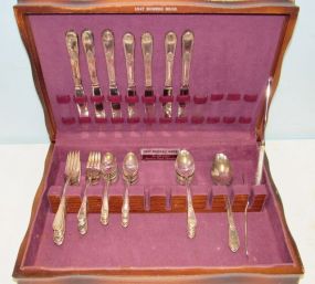 Set of 1847 Rogers Bros "Adoration" Flatware