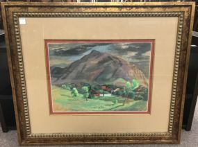 Mildred Nungester Wolfe "Colorado" Painting