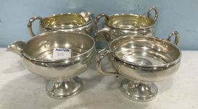 Four Serving Sugars and Creamers