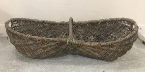 Large Woven Antique Basket