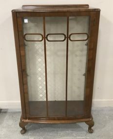 Vintage Walnut Display Curio
