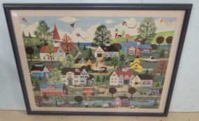 "On the Summer Wind" Framed Puzzle