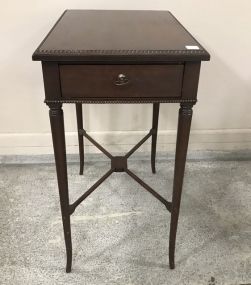 Mahogany One Drawer Stand
