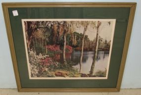Scene in Bellingrath Gardens Print