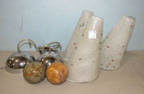 Art Glass Decor, Stainless Light Fixtures, and Decor Marble Balls