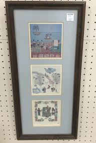 Three Ethel Mohamed Panels