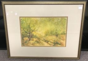 "Spring Unfolding" Watercolor by Geral Marley