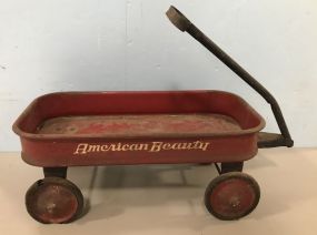 Vintage "American Beauty" Child's Pull Wagon