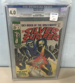 Silver Surfer #5 Fantastic Four and Stranger Appearance
