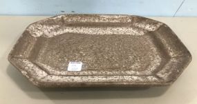 Peters Pottery Nutmeg Rectangle Tray