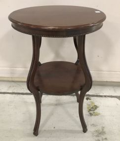 Unique Vintage Two Tier Lamp Table