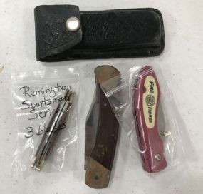 Three Pocket Knives