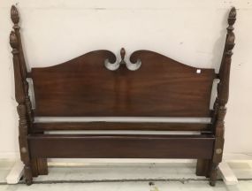 Modern Cherry Four Poster Queen/Full Bed