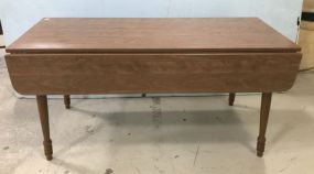 Modern Illuminate Wood Drop Leaf Kitchen Table