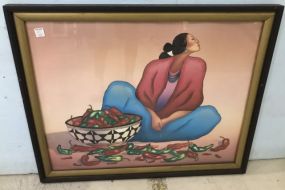 Framed Native American Poster