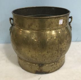 Vintage Brass Handled Planter