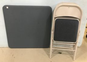 Meco Game Table and Chairs